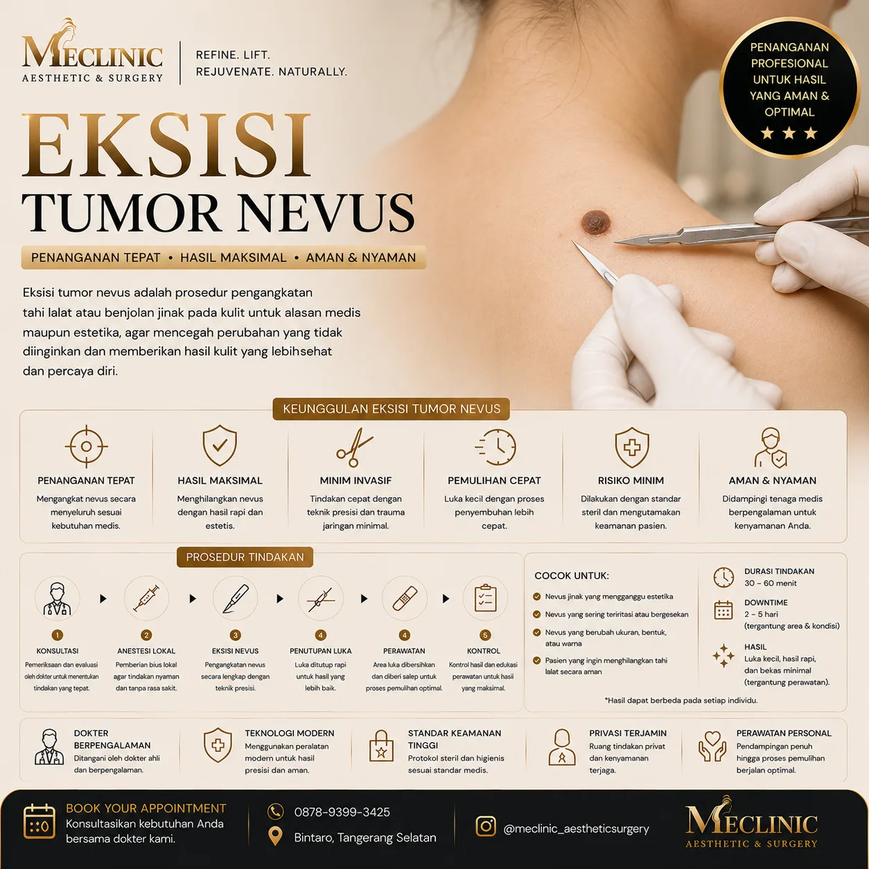 Eksisi Tumor Nevus (Besar)